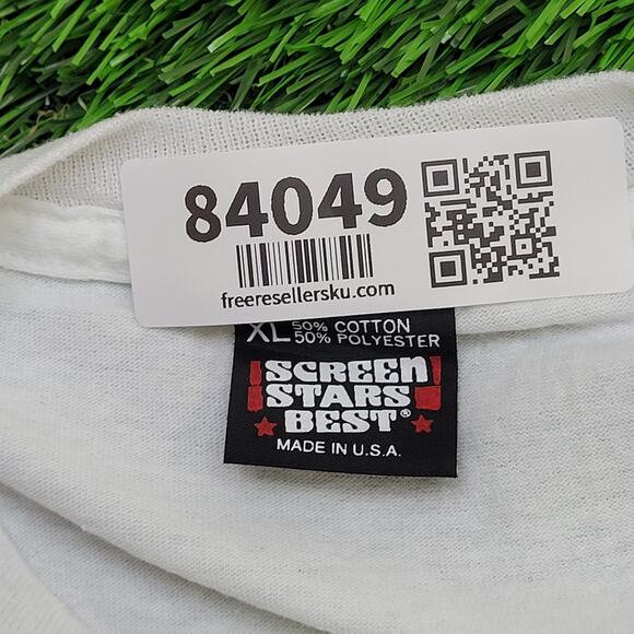 Vintage 80s OM-Miller Genuine-Draft Shirt XL 23x26 Light-Beer - Picture 4 of 12